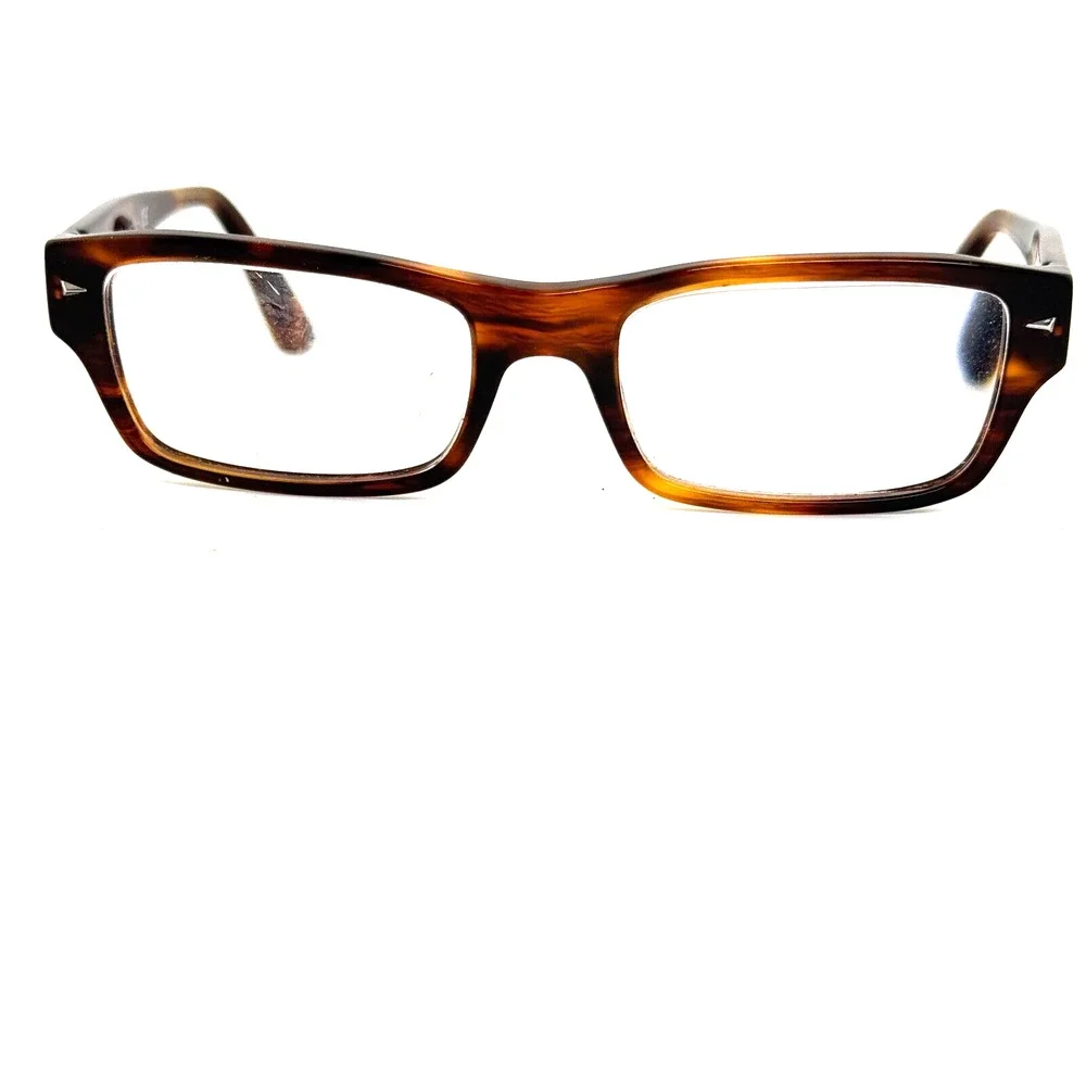Ray Ban‎ Eyeglasses Frames Only RB 5254 2144 52-18-145, Brown Striped H15224